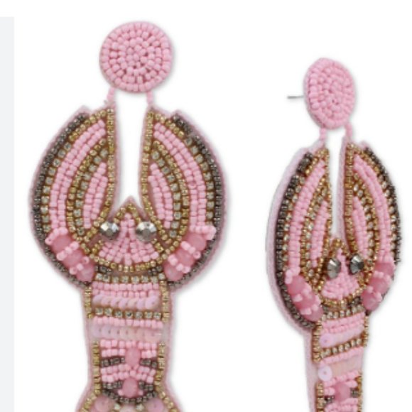 NWT BETSEY JOHNSON Lobster Earrings - Picture 5 of 5